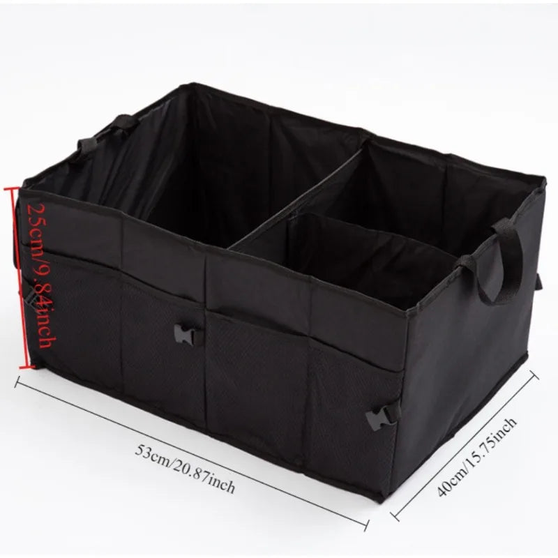 Organizador de maletero plegable negro