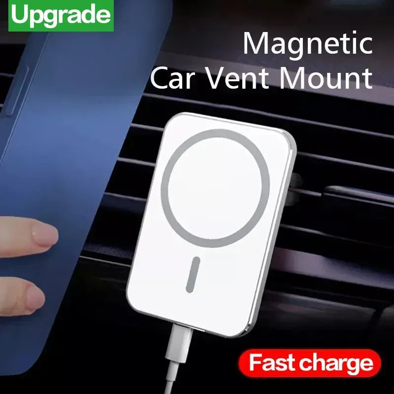 Soporte de coche con carga inalámbrica magnética 30W