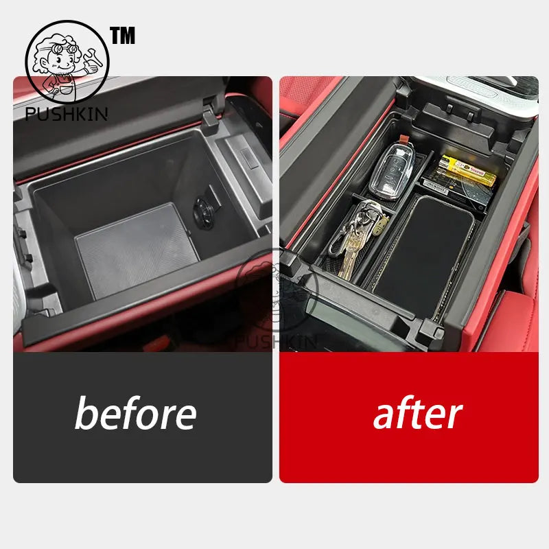 Instalada en el reposabrazos del OMODA 9